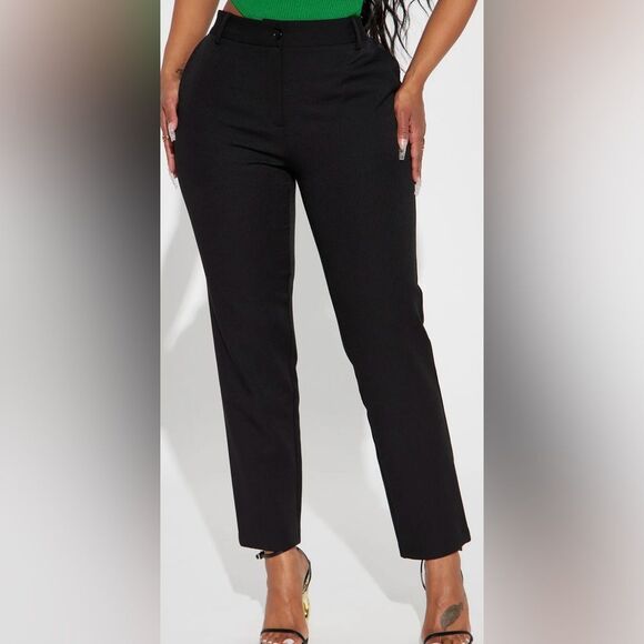 Fashion nova love at first sight pants black size large - Picture 1 of 8